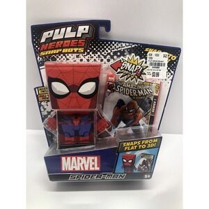 Marvel Spiderman SnapBot Pulp Heroes Pull Back